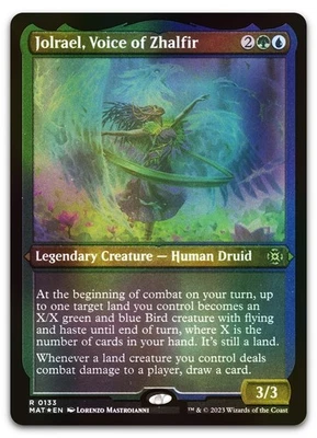 Jolrael, Voice of Zhalfir (Foil Etched) #133 NM March of the Machine Magic MTG - Image 1 of 2