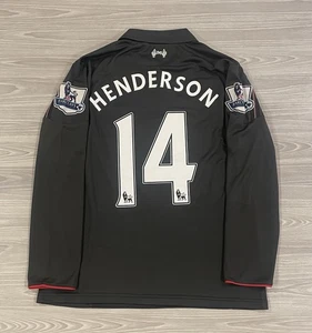 New Balance 2015/16 Liverpool Henderson #14 Fußball Trikot schwarz Herren Größe Large " - Bild 1 von 8