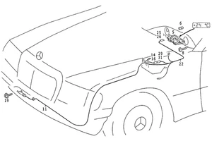 Genuine Mercedes-Benz Temperature Sensor 001-542-26-18 - Picture 1 of 1