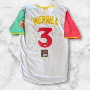 Jackson Merrill signed handsigniert San Diego Padres City Connect Trikot JSA COA - Bild 1 von 1