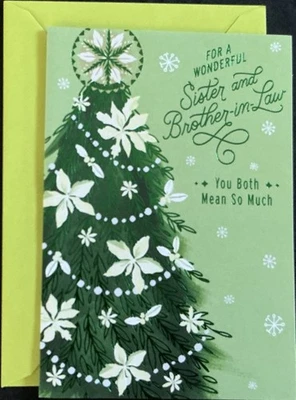 Merry Christmas Sister And Brother-in-Law Card Hallmark Greeting Card - Image 1 of 4