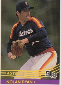 1984 Donruss - Nolan Ryan #60 - Foto 1 di 2