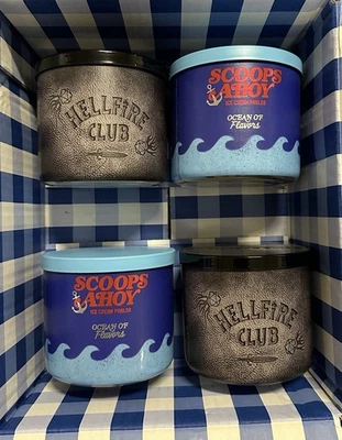 Stranger Things Bath and Body Works Candles (4) Steve’s Scoops, Eddie’s Jacket - Image 1 of 2