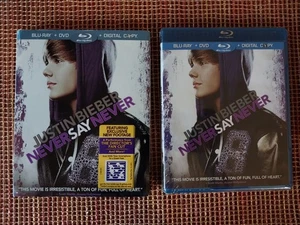 Justin Bieber: Never Say Never (Blu-Ray + DVD + Digital) NEW, Sealed - Picture 1 of 4