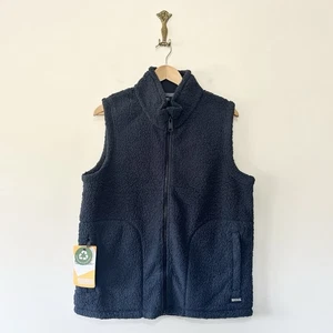 Regatta Calmry Borg Fleece Gilet Size 16 Navy Teddy Sherpa Bodywarmer RRP £40 - Picture 1 of 10