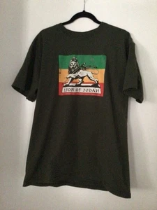 LION OF JUDAH HERREN T-SHIRT SCHWARZ PRE-SHRUNK GR. L - Bild 1 von 3