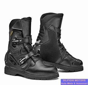 SIDI STIVALI MID ADVENTURE 2 GORE Nero Nero Stivali Moto da Turismo - Foto 1 di 8