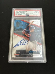 Blaze Jordan ~ 2021 Bowman's Best Auto Best of 2021 Red Sox ~ PSA 10 - Picture 1 of 2