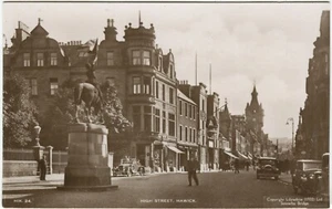 Tarjeta postal de High Street, Hawick - Roxburghshire Lilywhite Ltd - Imagen 1 de 2