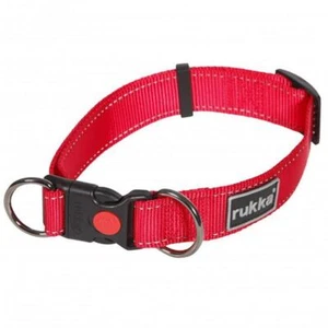 Cuello rojo ajustable duradero para perro Rukka Pets Bliss - Imagen 1 de 5