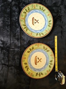 Timberline Bella Ceramica Canoe Salad Plate 8.5 Inches Set Of 2 - Picture 1 of 2