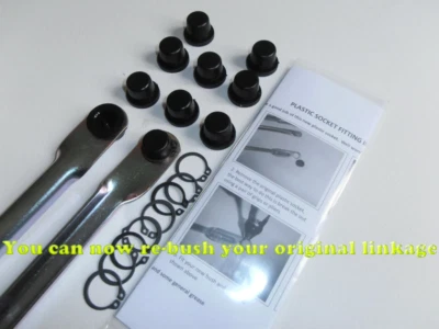 Volvo V50 C30 S40 C70 2004-13  Wrkshop Pk10 Wiper Linkage Plastic Bushes fit oem - Image 1 of 4