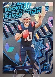 Drake Maye/50 2024 Panini Donruss RC Rookie Revolution Cubic Patriots SSP - Imagen 1 de 2