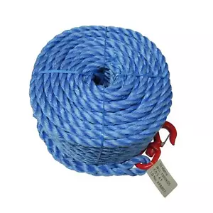 Scaffolding Gin Wheel Rope with Swivel Hook 10M - 50M (18MM Polypropylene 1 Ton) - Imagen 1 de 12