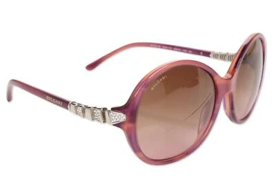 Gafas de sol BVLGARI 302815 para mujer 8140-B 5254 56-18-140 púrpura/marrón degradado Foto 1 de 4