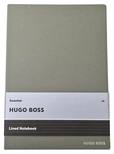 Cuaderno vegano esencial Hugo Boss A5 Sage 192 páginas blancas forradas 148 x 210 mm - Imagen 1 de 3