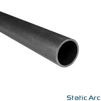 MILD STEEL ROUND TUBE HOLLOW CIRCULAR METAL PIPE SECTION 21-76mm DIA / 1m LENGTH • 11.99£
