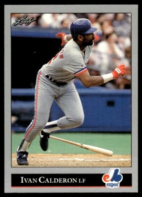 1992 Leaf #283 Ivan Calderon Montreal Expos - Image 1 of 2