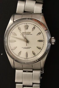 C 1956 Rolex Oyster Perpetual Ref 6565  w/ cal 1030 Mvmt & Oyster Band (RX-353) - Picture 1 of 12