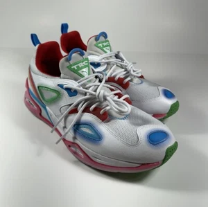 PUMA TRC Blaze Neon Sneakers Shoes White Multicolor Womens Sz 10 *NEW* 386783-01 - Picture 1 of 10