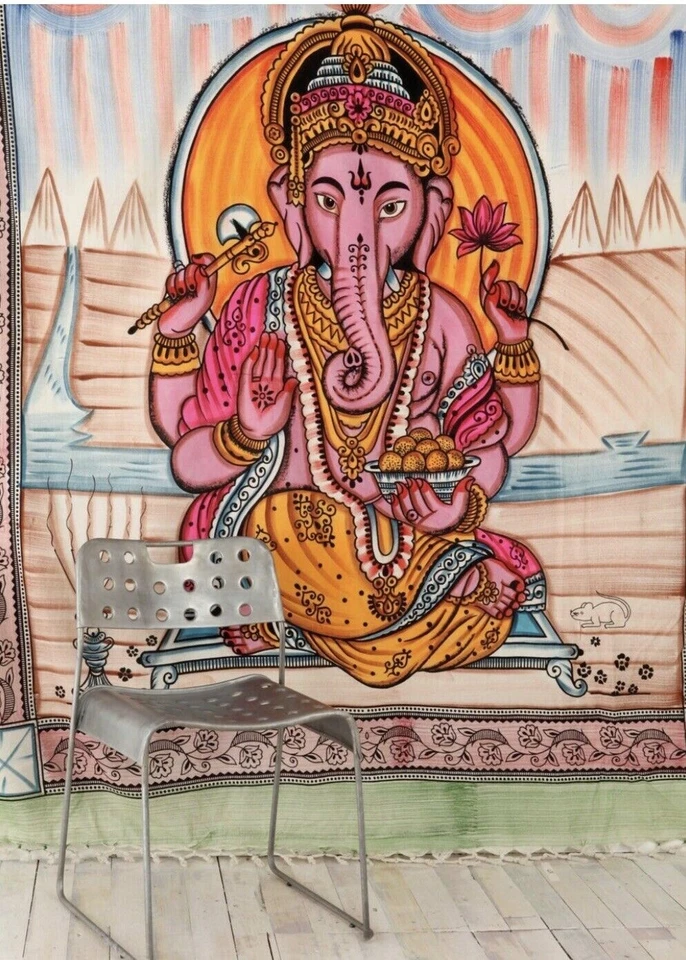 New Urban Outfitters Magical Thinking Ganesha Tapestry MSRP: $58 84" X  100" - Изображение 1 из 1