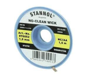 Entlöten Wick 1.5mmx1.6m mit Extra Flux STANNOL - Bild 1 von 1
