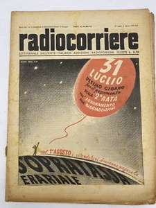 RADIOCORRIERE - ANNO XVII N. 31 - 27 LUGLIO / 2 AGOSTO 1941 - XIX - Foto 1 di 14