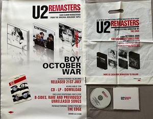 U2 Remasters 1980-1983 RARE Promo Pack (2009) - Complete Set! - Imagen 1 de 9