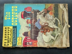 Gilberton Classics Illustrated # 159 The Octopus Feb '64 (FR) - Picture 1 of 3