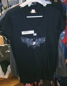 VINTAGE CFS #7 DANICA PATRICK LADIES JR MOTORSPORTS WING TEE SHIRT MEDIUM NWT - Picture 1 of 2