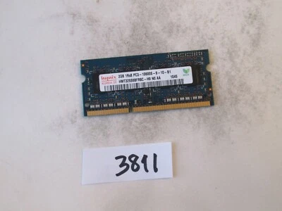 Hynix HMT325S6BFR8C-H9 2Gb PC3-10600 1333Mhz DDR3 SODIMM Laptop Memory RAM (3811 - Image 1 of 2