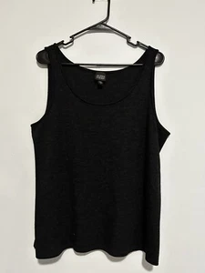 Eileen fisher Womens Tank Top Dark Gray 100% Wool Size L - Picture 1 of 4