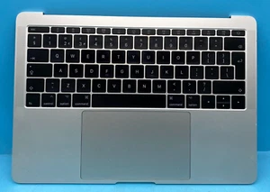 Apple Macbook Pro 13" A1708 2017 Palm Rest UK Keyboard+Battery - SILVER - Picture 1 of 7