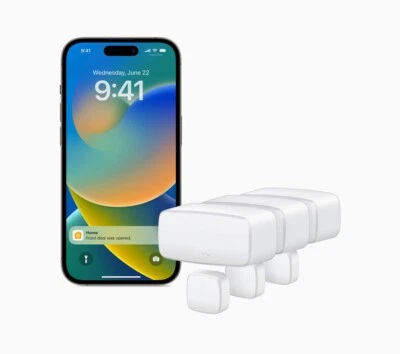 Eve Door & Window (Matter) 3 Pack – Smart Contact Sensor for Doors & Windows - Image 1 of 4