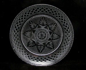 Cristal D'arques ANTIQUE CLEAR Luncheon Plate(s) 8 1/8" - Picture 1 of 6
