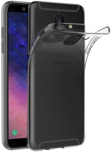 For Samsung Galaxy A6 2018 TPU Soft Clear Gel Case Flexible Slim Silicone Cover - Picture 1 of 6