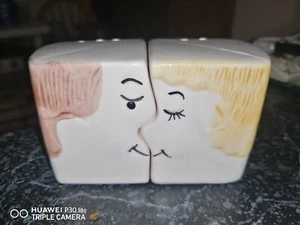 Mid Century Man and Woman, We're a Perfect Match, Salt and Pepper Shakers - Picture 1 of 6