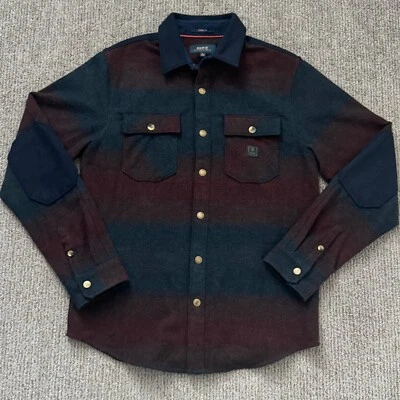 Roark Revival Nordstrom Mens S Flannel Shirt Classic Fit Long Sleeve Wool Blend - Image 1 of 4