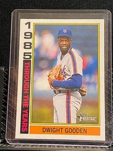 Dwight Gooden 2025 Topps Heritage Through the Years Mets - Picture 1 of 2