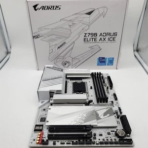 GIGABYTE Z790 AORUS Elite AX ICE (LGA 1700/ Intel/ Z790 X/ATX/ DDR5/Motherboard) - Afbeelding 1 van 6
