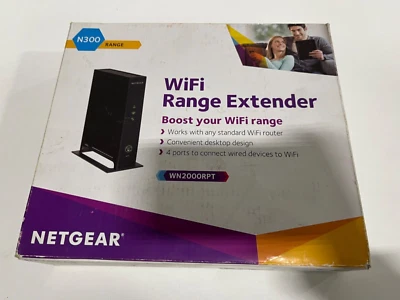 NetGear WN2000RPT (WN2000RPT100NAS)  Repeater - Image 1 of 3