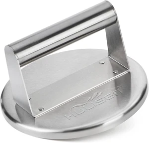 HULISEN Stainless Steel Smashed Burger Press, 6 Inch round Burger Smasher - Picture 1 of 12