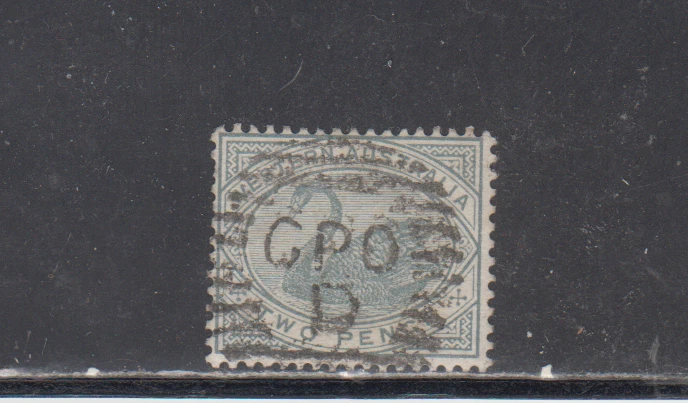 AUSTRALIA - WESTERN AUSTRALIA  : 1890-93 - USED - SCOTT # 63 - Image 1 of 1