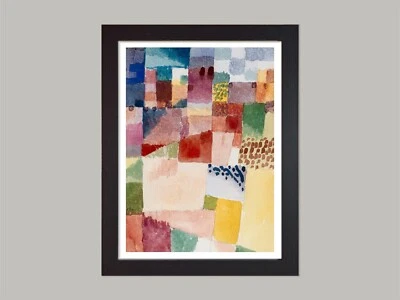 Motif from Hammamet by Paul Klee  Abstract Art Print Bauhaus Available Framed - Image 1 of 4
