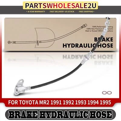 Mangueira hidráulica de freio traseira esquerda/direita para Toyota MR2 1991 1992 1993 1994 1995 - Imagem 1 de 4
