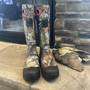 ITASCA Swamp Walker Hunting Boots 1000 Thinsulate Camo Scent Free Womens Sz 6 - Picture 1 of 9
