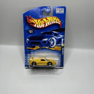 Ferrari F50 2000 Hot Wheels #161 Mainline/Colector amarillo con cromo 5 radios Foto 1 de 4