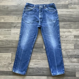 VTG Lee Jeans Men’s 36x30 Blue Denim Tapered Leg Union Made in the USA - Picture 1 of 12