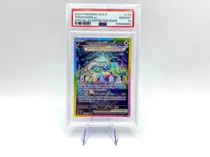 Pokemon Karte Terapagos EX 170/142 Prismatische Evolution Set Deutsch PSA 10 - Bild 1 von 5