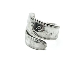 Echtsilber Ring Rose 825er Sterling Silber Miniblings Besteck Handarbeit Unikat - Bild 1 von 5